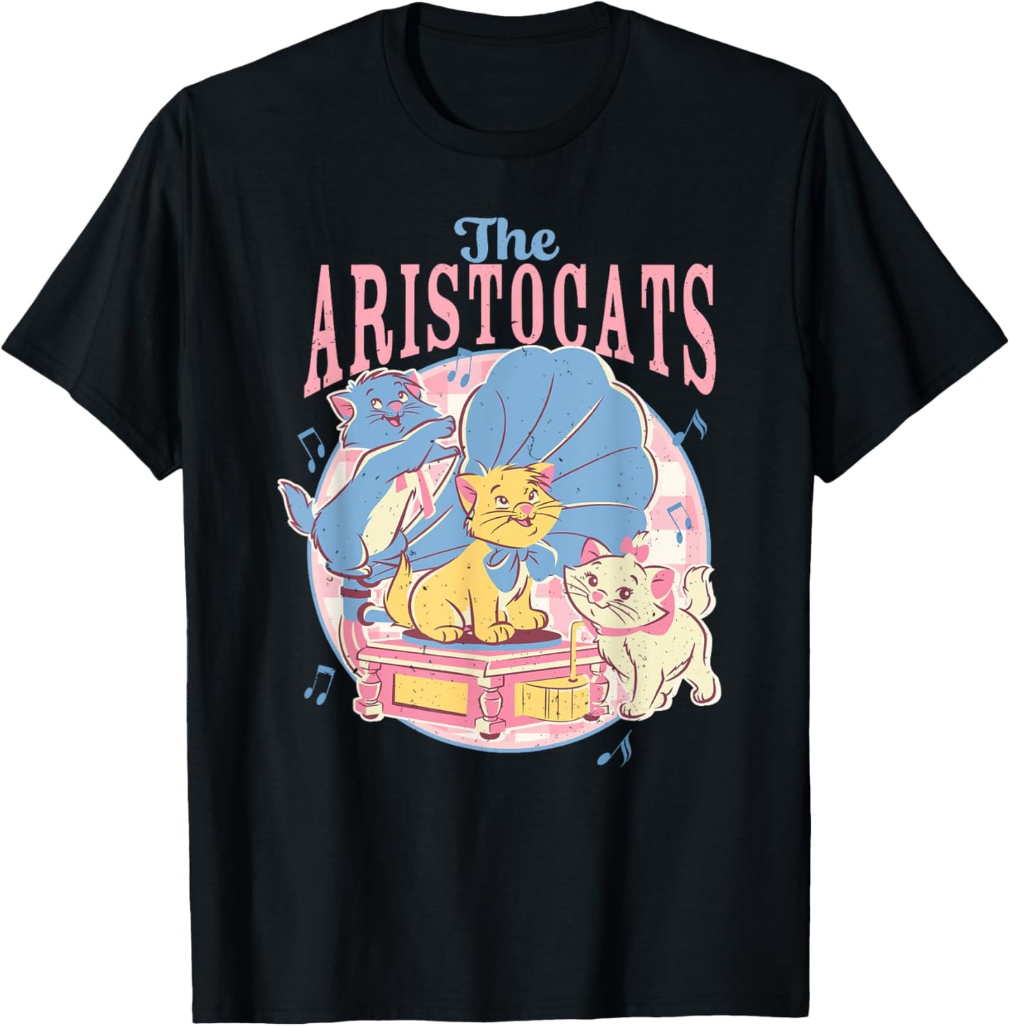 Disney The Aristocats Marie Tolouse & Berlioz Vintage Shot T-Shirt