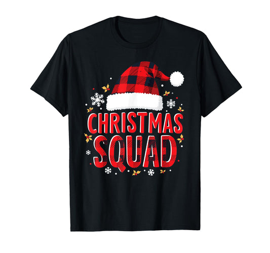 Christmas Squad Family Group Matching Christmas Pajama T-Shirt