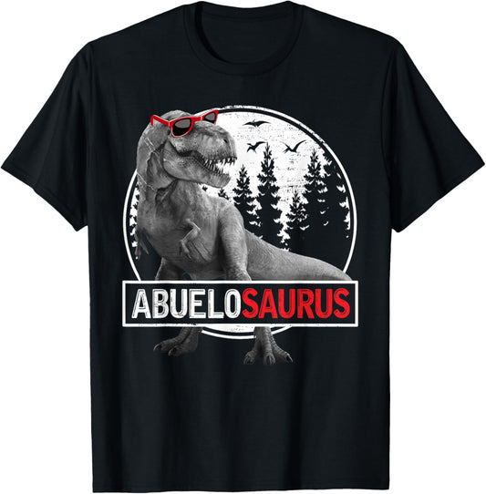 Abuelosaurus T Rex Dinosaur Abuelo Saurus Father's Day T-Shirt