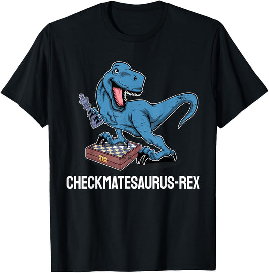 Chess Figure Chess Board I Dinosaur T-Rex T-Shirt