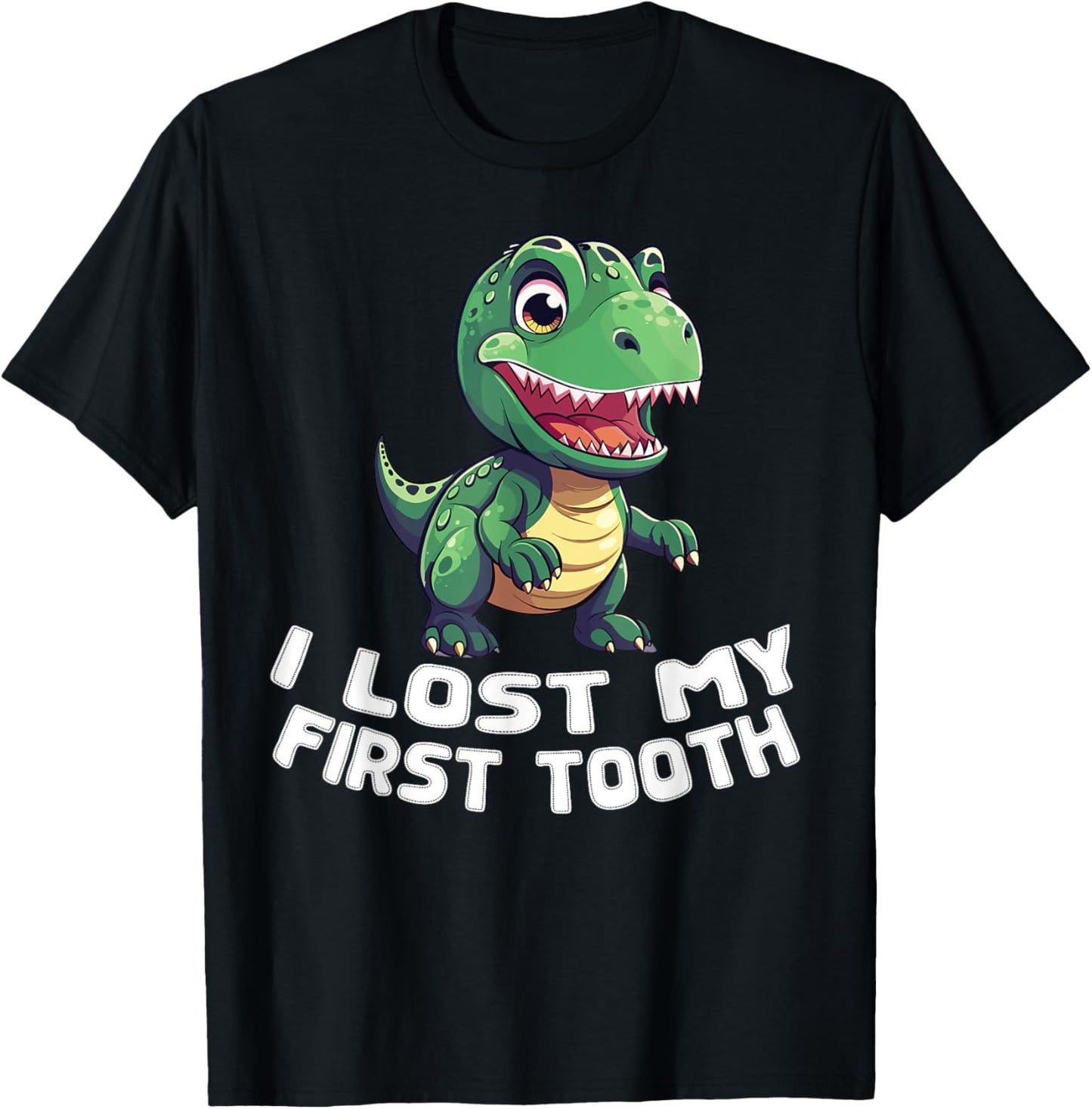 I Lost My First Tooth Kids Funny Dinosaur teeth out boys T-Shirt