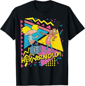 Hey Arnold! 90's Party Poster T-Shirt