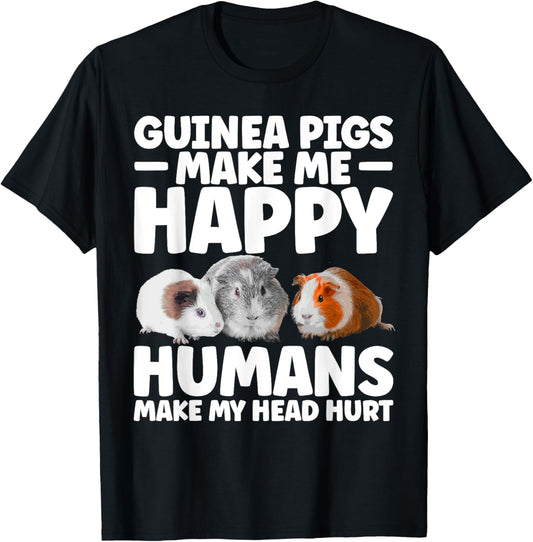 Funny Guinea Pig Clothes Men Women Rodent Guinea Pig Lover T-Shirt