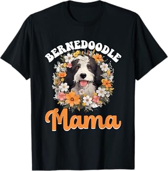 Bernedoodle Dog Breed Pet Bernedoodle Mama T-Shirt
