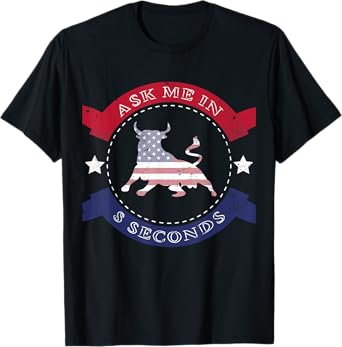 Bull Rider & Rodeo Shirt - Cool Ask Me In 8 seconds Gift T-Shirt