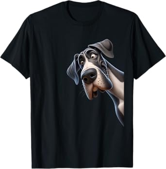 Goofy Giant Adorable Large Gentle Dog Lover Great Dane T-Shirt