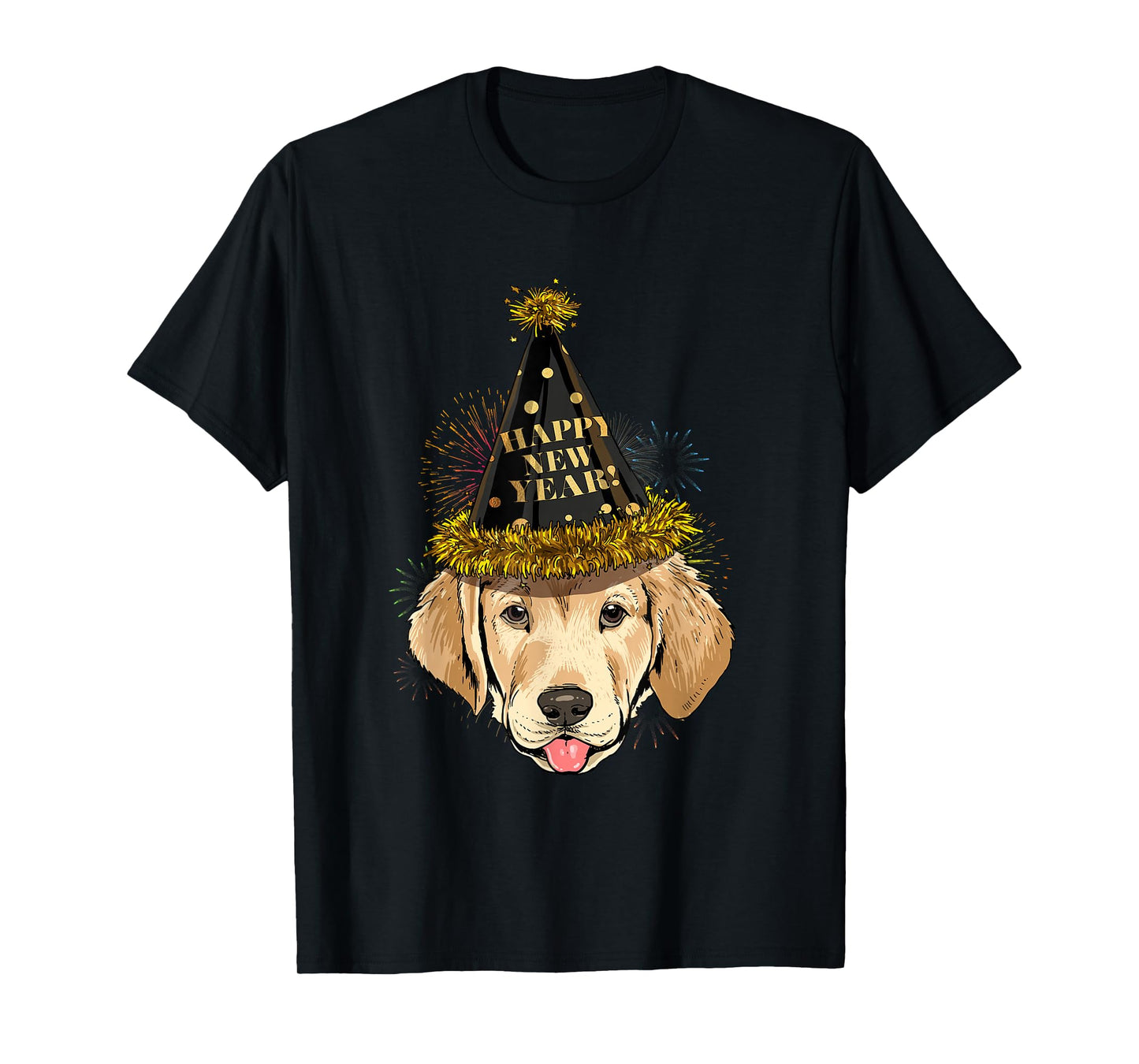 Labrador Retriever Happy New Year 2021 Dog T-Shirt