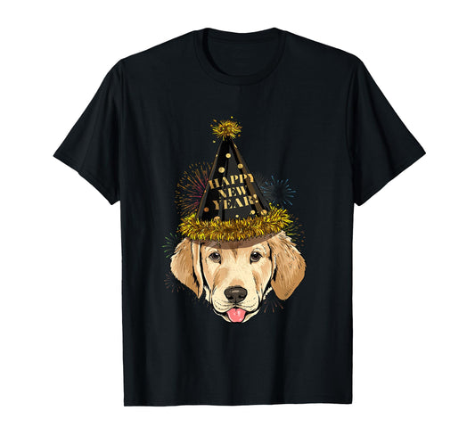 Labrador Retriever Happy New Year 2021 Dog T-Shirt