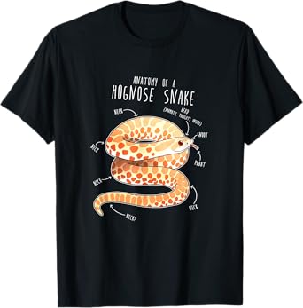 Anatomy of Albino Hognose Snake T-Shirt