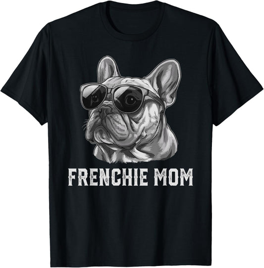 Retro French Bulldog Mom T-Shirt