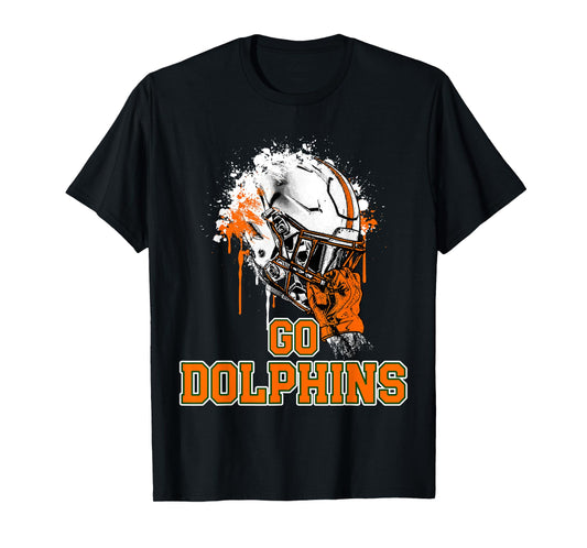 Mosley Dolphins Rising Helmet GO! T-Shirt