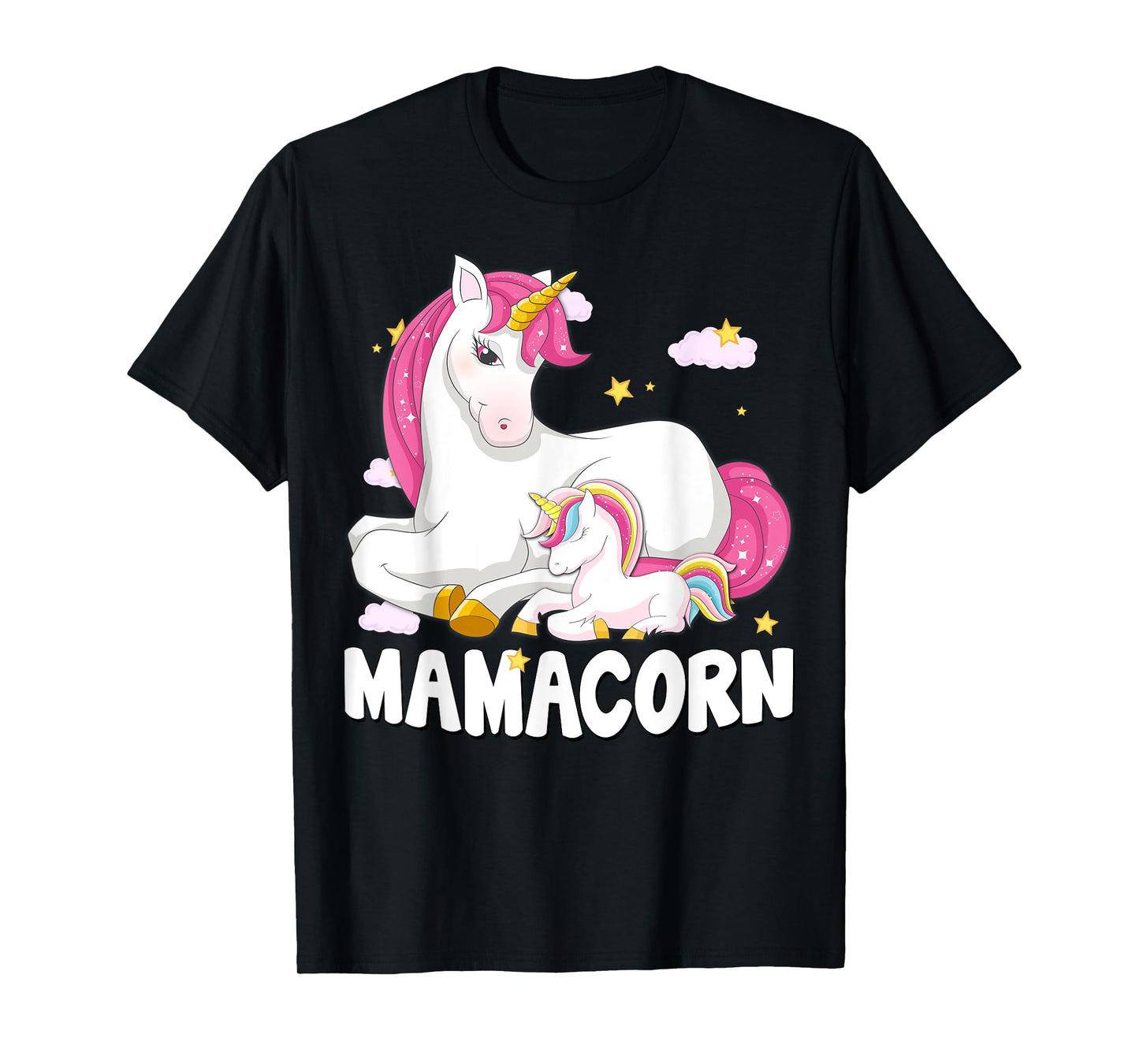 Mamacorn Shirt Unicorn New Mom Baby Mommy Mother Gift T-Shirt