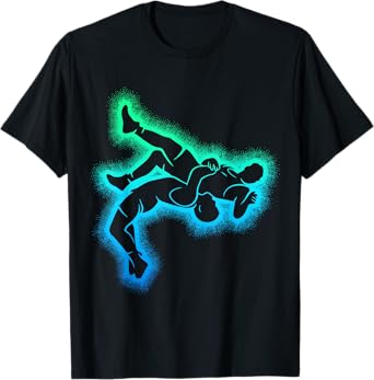 Wrestling Wrestler Boys Men Kids T-Shirt