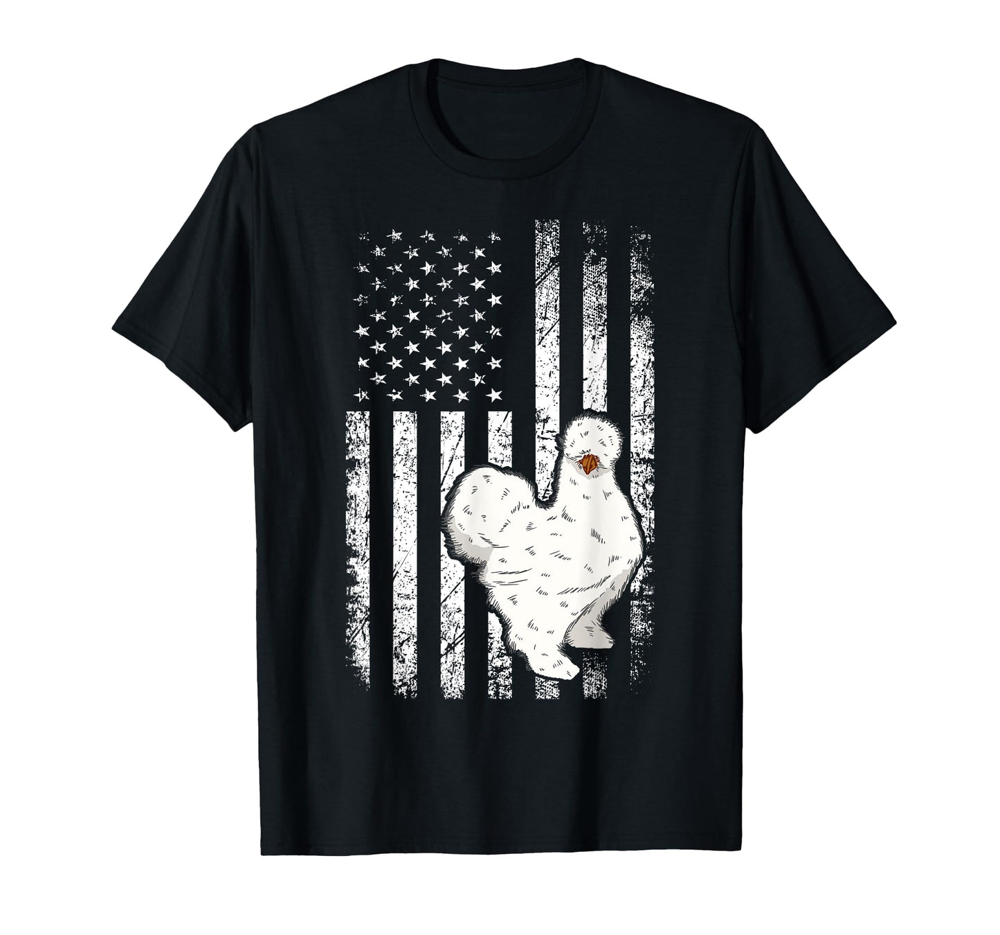 Silkie Chicken Pet Farmer Poulet Chinese Silk Chicken Farm T-Shirt