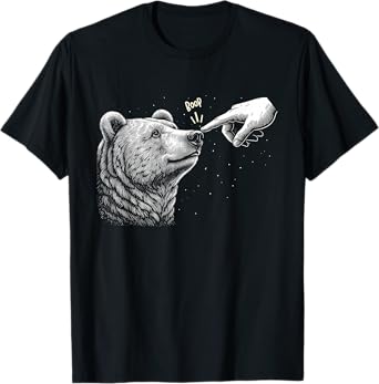 Boop Bear Black Grizzly Bears Cool Funny for Men Women Kids T-Shirt