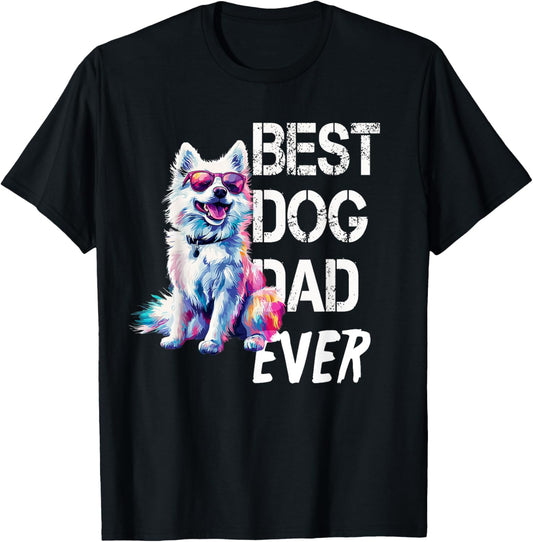 Mens American Eskimo Dog Lover Vintage Best American Eskimo T-Shirt