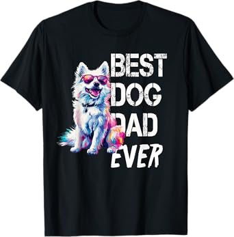 Mens American Eskimo Dog Lover Vintage Best American Eskimo T-Shirt