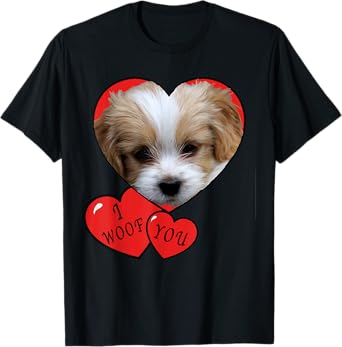 Puppy for Kids, I Woof You Cute I love puppies T-Shirt