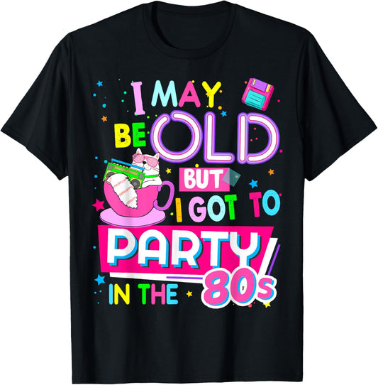 80s Coffee Idea For Women Rave Outfit & 1980s Fancy Dress T-Shirt