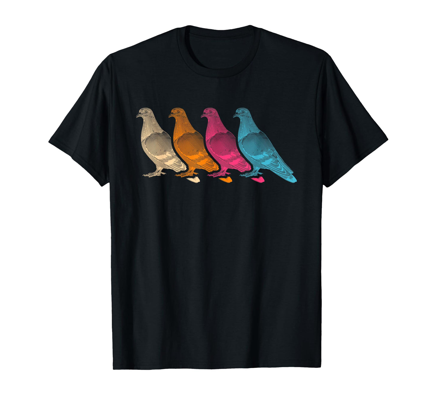 Colorful Pigeon T-Shirt