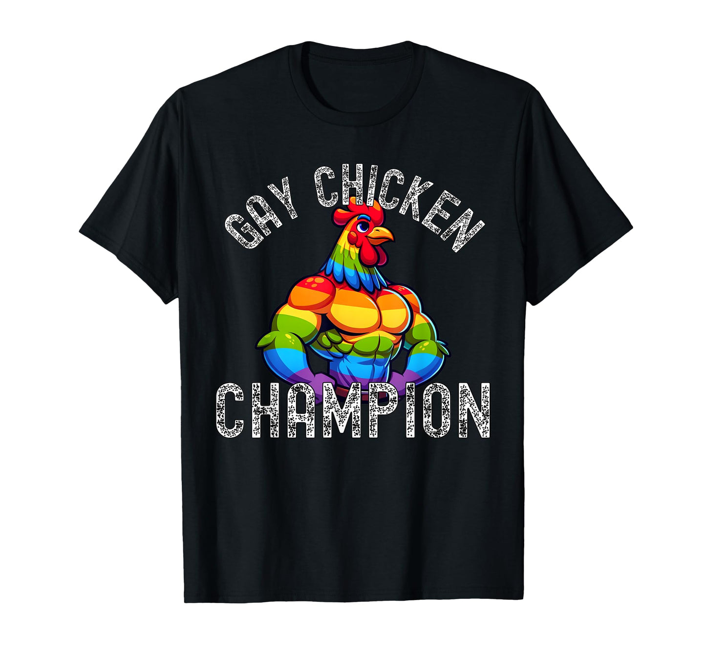 Gay Chicken Champion T-Shirt