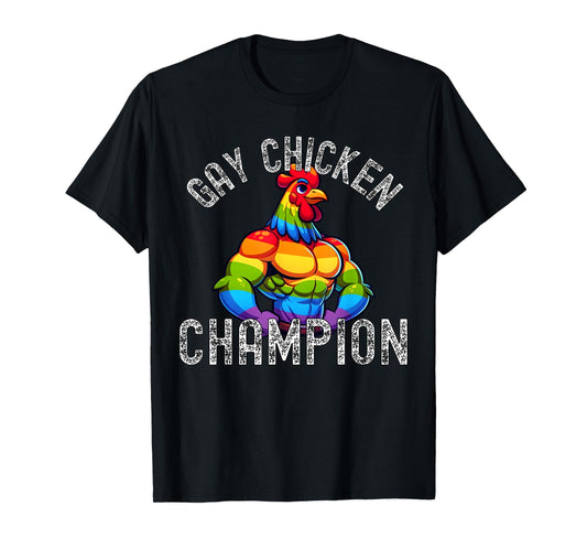 Gay Chicken Champion T-Shirt