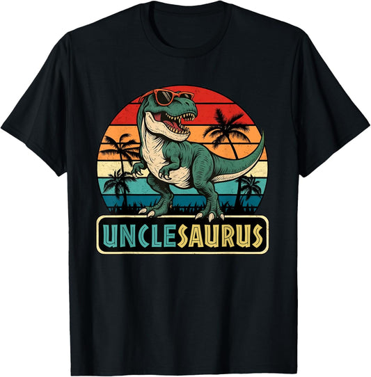 Unclesaurus T Rex Dinosaur Birthday Uncle Family Matching T-Shirt