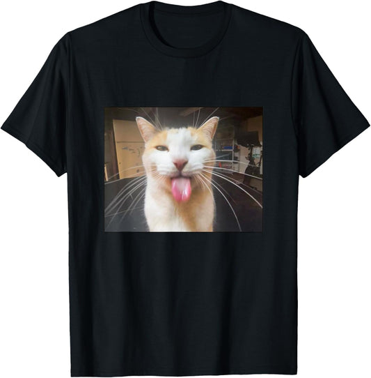 Silly Bleh Cat Meme T-Shirt