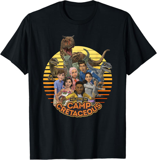 Camp Cretaceous Group Shot Welcome T-Shirt