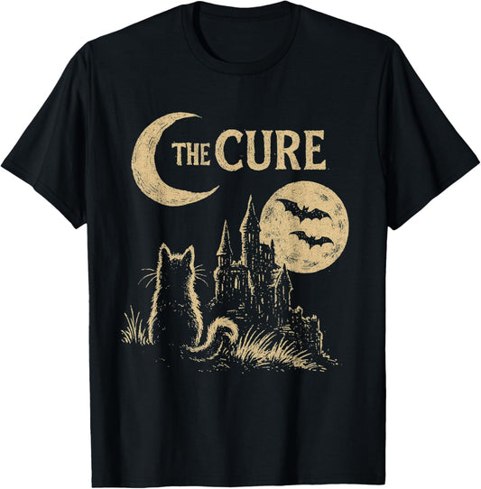 Cure rock- cat moon lover T-Shirt