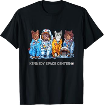 NASA Astronauts Cats Cool on both sides T-Shirt