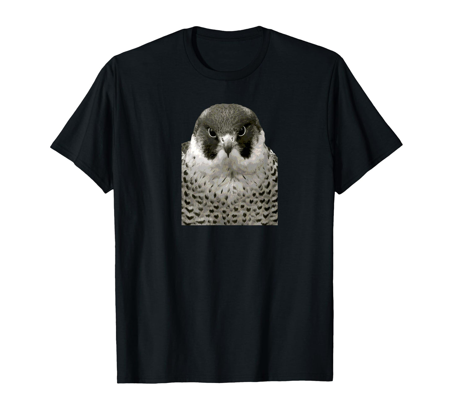 Peregrine Falcon Face Raptor Bird T-Shirt