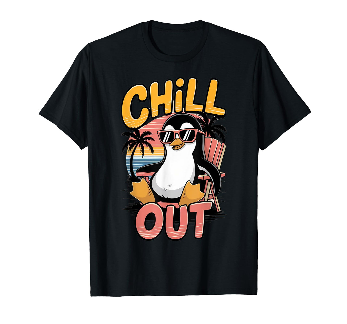 Chill Out Penguin T-Shirt