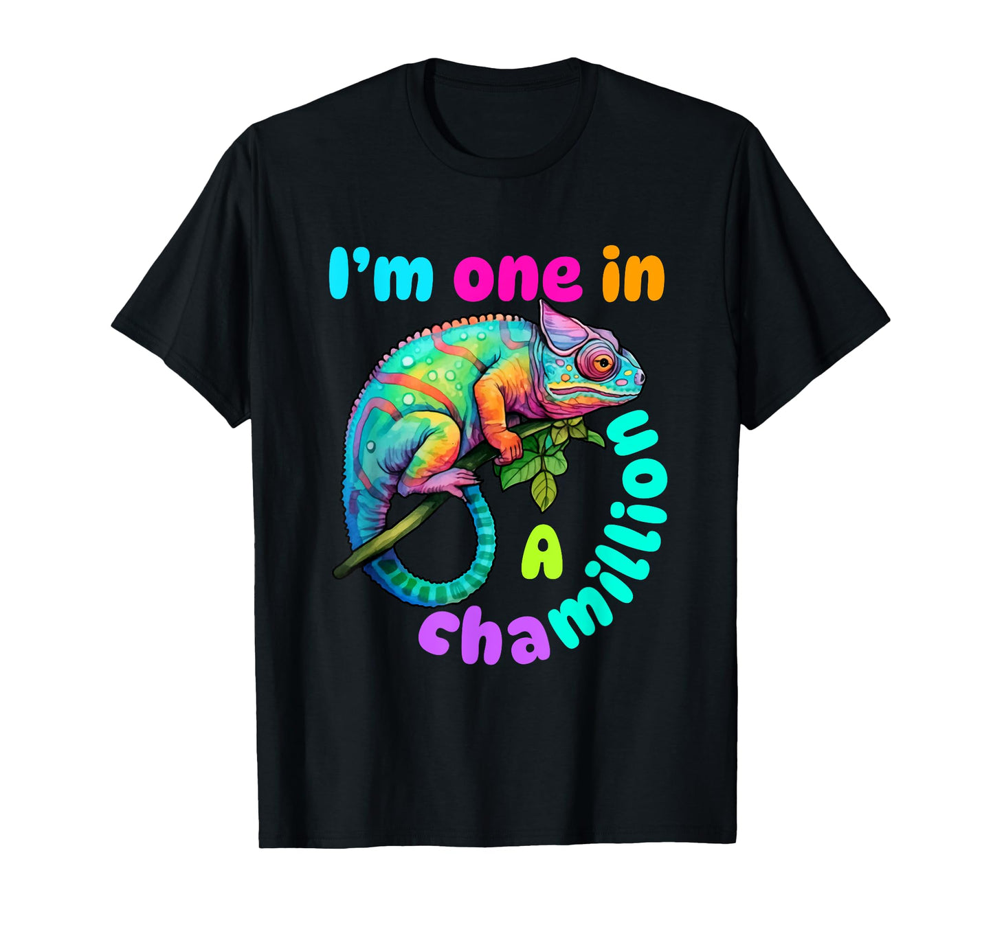Chameleon Cute Lizard Saying Pun Kids Boys Toddlers T-Shirt