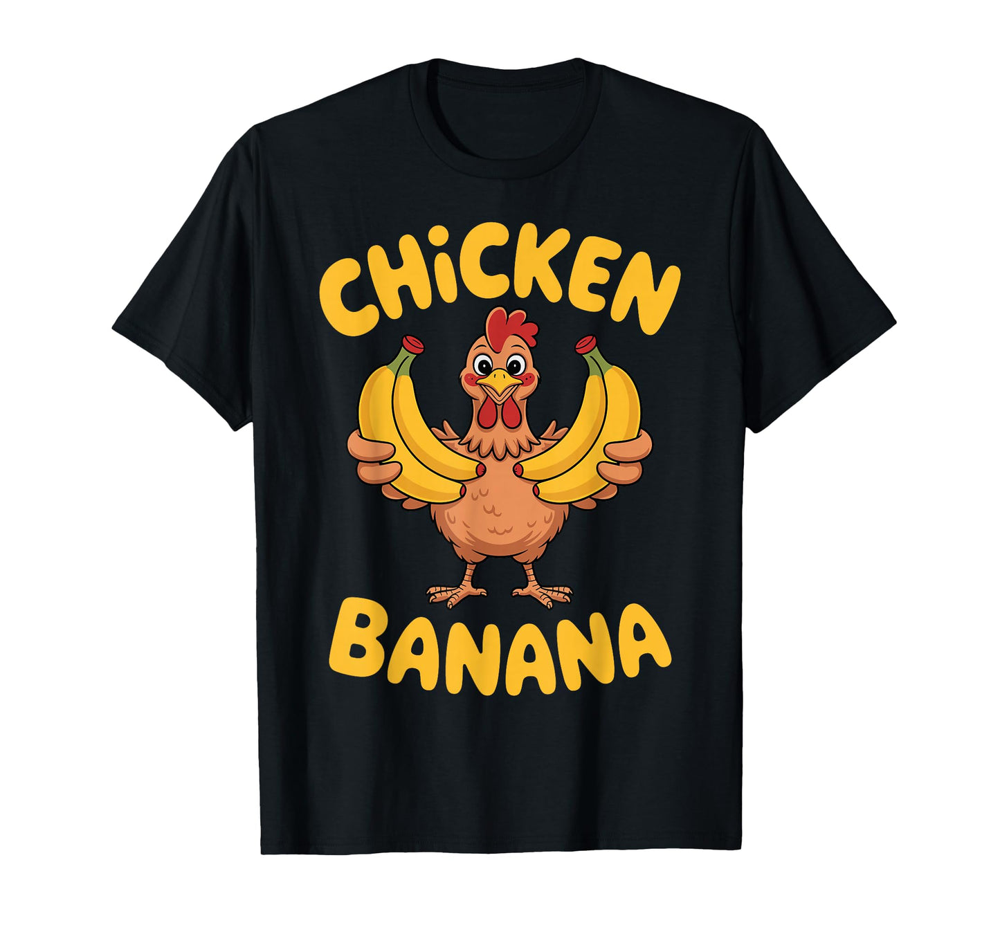 Funny Chicken Banana T-Shirt