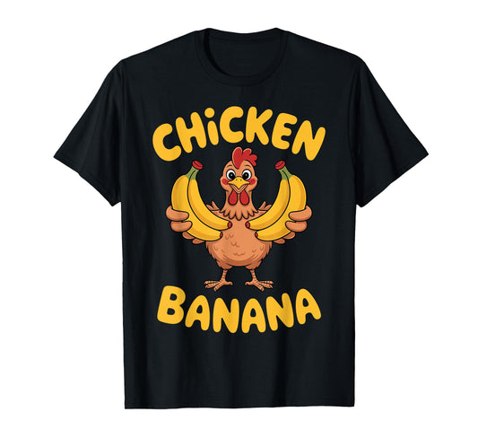 Funny Chicken Banana T-Shirt