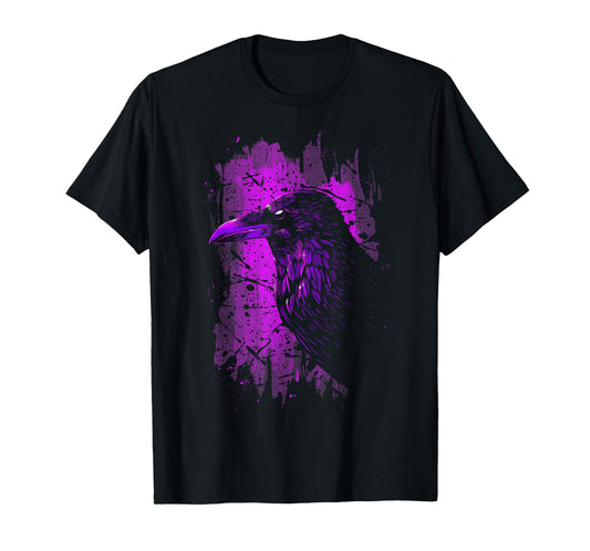 Crow purple colour T-Shirt