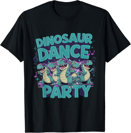 Dinosaur Dance Party Dancer Dancer for a Dinosaur fan T-Shirt
