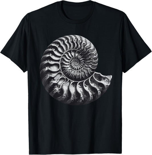 Ammonite Fossils Geologist Paleontologist Study Paleontology T-Shirt
