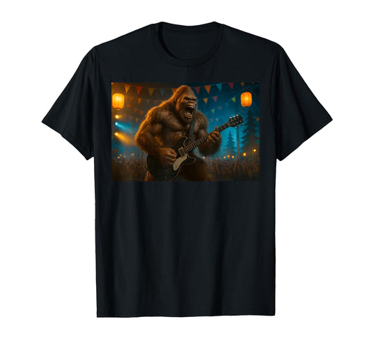 Bigfoot Guitar Band T-Shirt