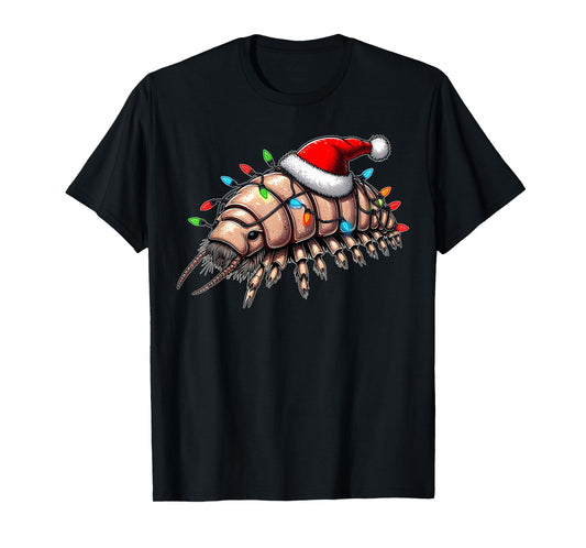 Isopod Funny Isopods Christmas Hat Xmas T-Shirt