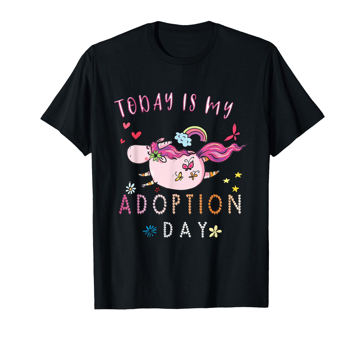 Today Is My Adoption Day Adoption Gift for Kids. T-Shirt