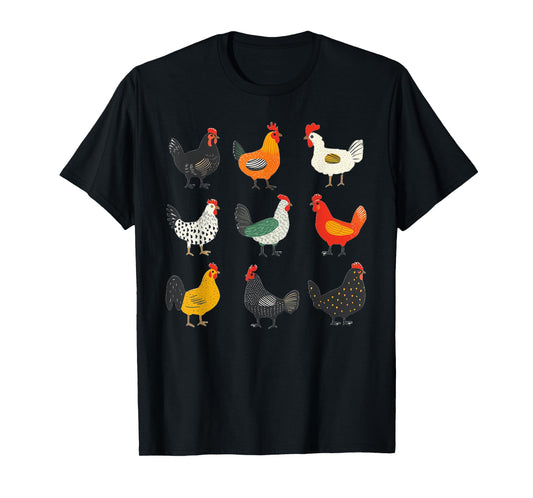 Cute Chickens Chicken Lover T-Shirt