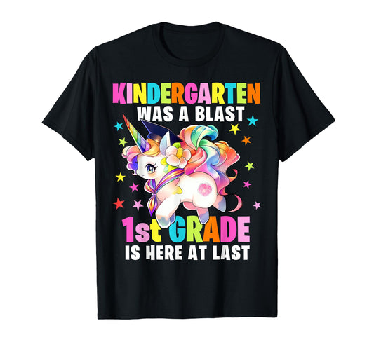 Kindergarten Graduation Unicorn Kindergarten Graduate Girls T-Shirt