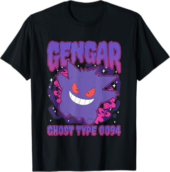 Pokémon Gengar Ghost Type 0094 Spooky Poster T-Shirt
