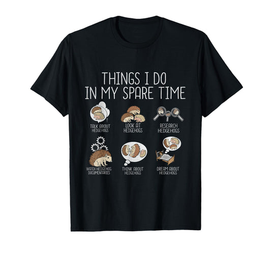 Funny Hedgehog Lover Kids Women Hedgehog T-Shirt