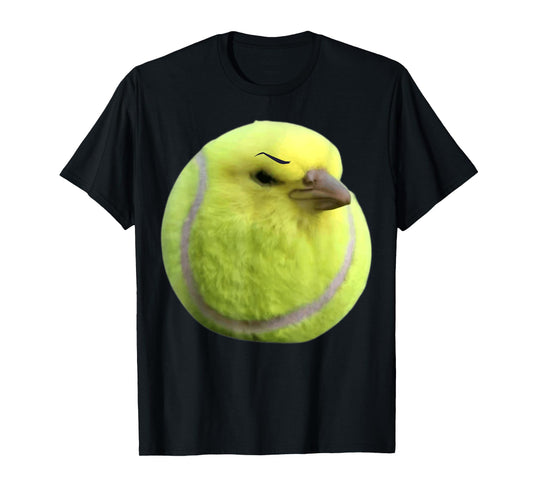 Tennis Bird Ball Meme Funny Memes Internet Memes Brainrot T-Shirt