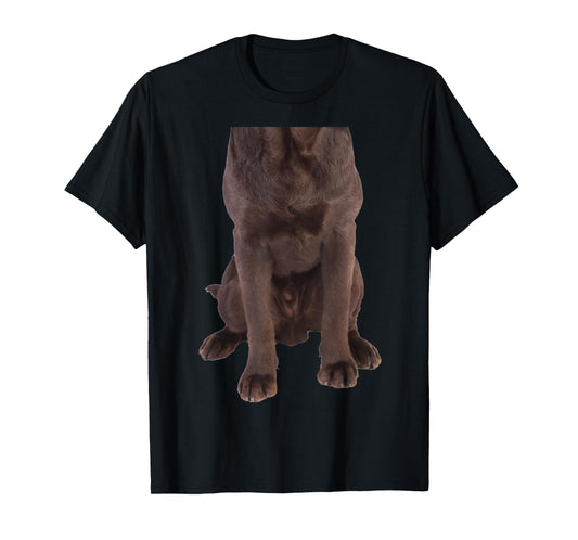 Brown Labrador Retriever Chocolate Lab Funny Dog Costume T-Shirt for Men Women Girls Kids