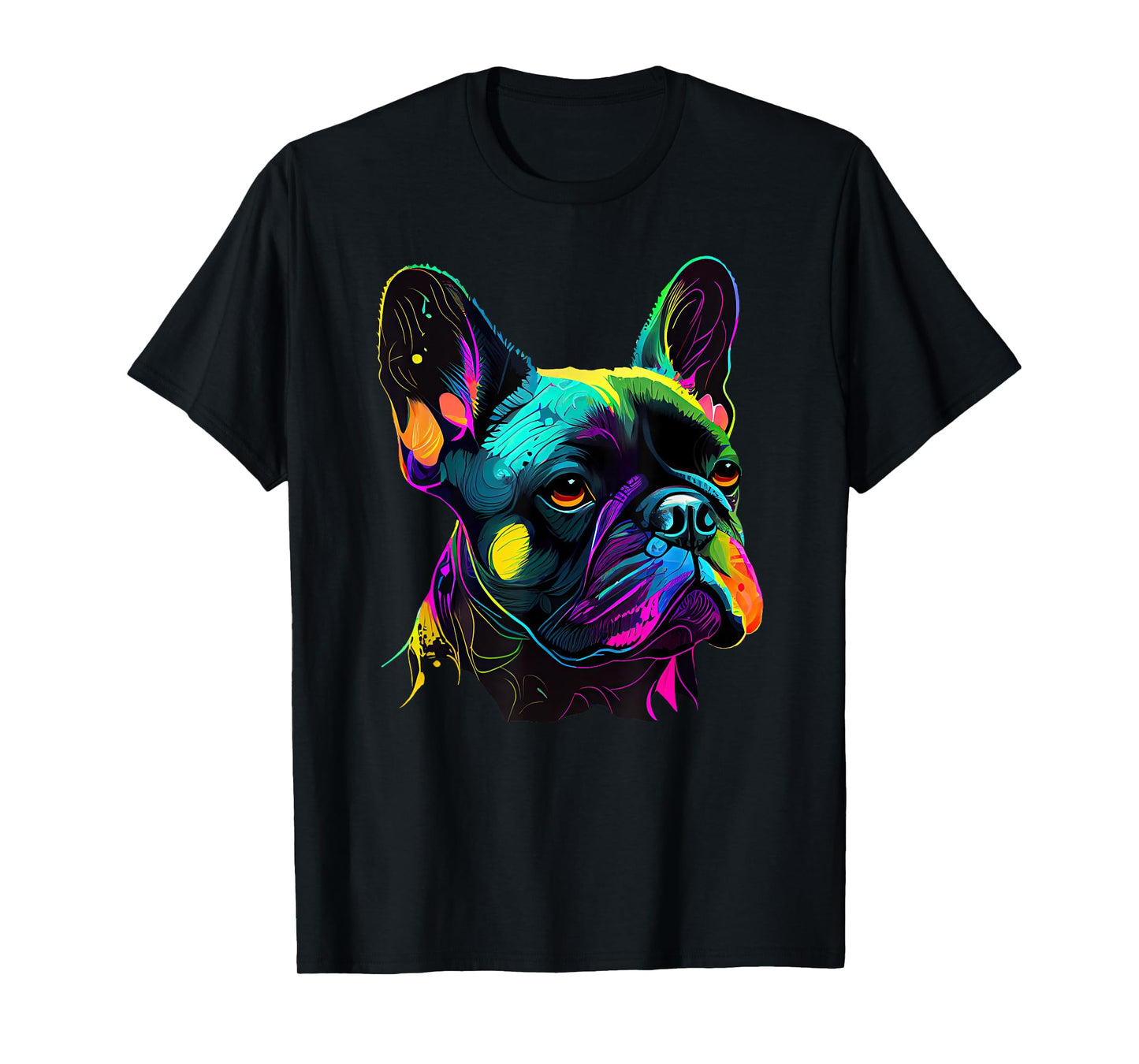 French Bulldog Pop Art Design Cute French Bulldog Lovers Men Women Girls Kids T-Shirt