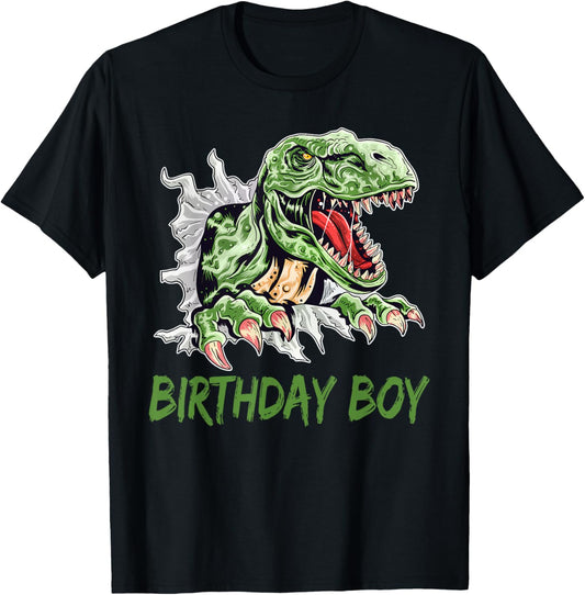 It's My Birthday Boy Kid Rex Dinosaur Family Matching T-Shirt